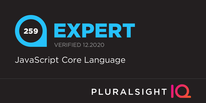Stefan Kudev's JavaScript Core Language PluralSight IQ